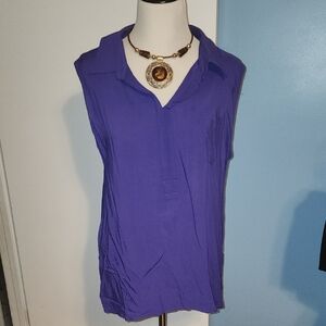 Symmetry Royal Purple Women's Blouse